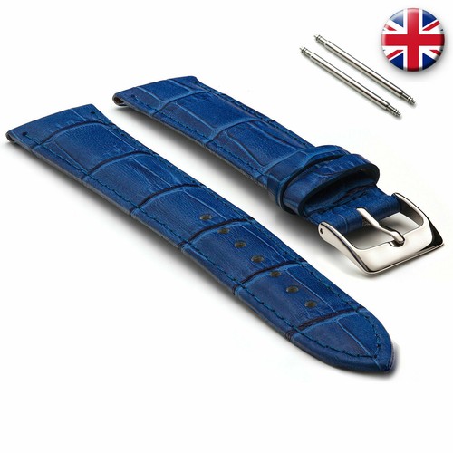 Genuine Leather Alligator Grain Watch Strap 10/12/14/16/18/20/24mm UK Man Women - Picture 21 of 28