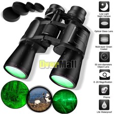 180x100 High Power Military Binoculars Day/Night Vision Waterproof Hunting Case