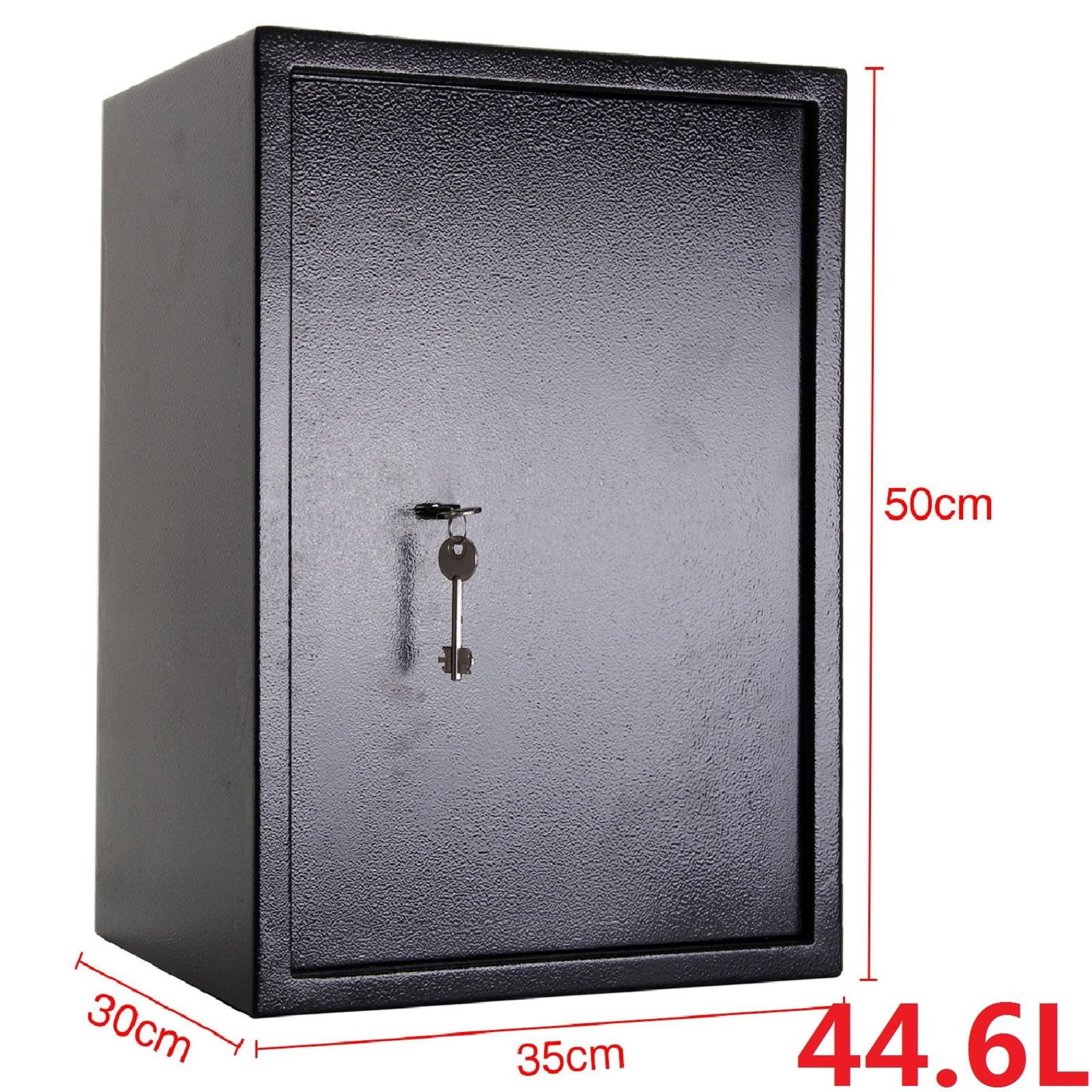 LARGE STRONG STEEL SAFE KEY HIGH SECURITY HOME OFFICE MONEY CASH SAFETY BOX eBay