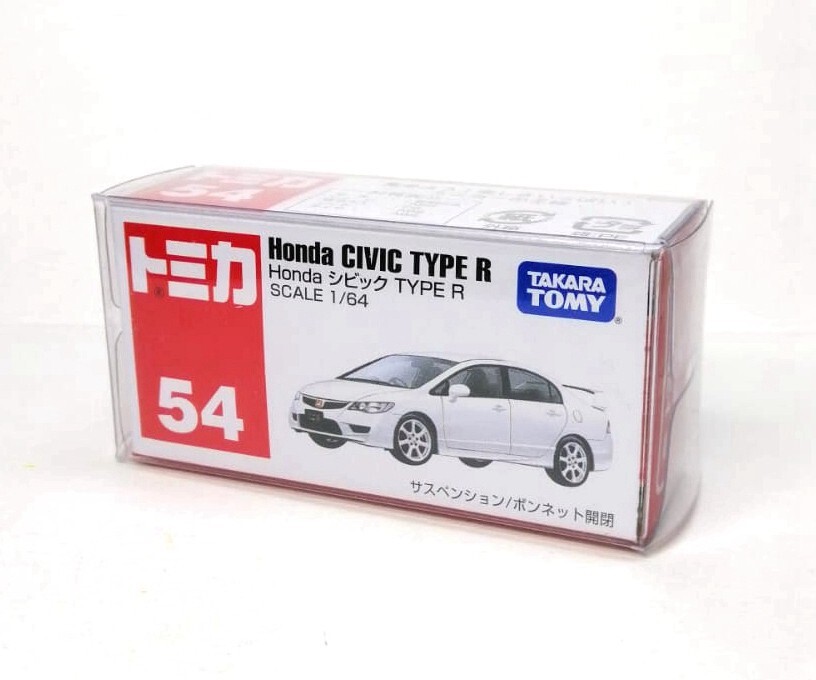 トミカ NO 54 Honda CIVIC シビック TYPE R 新車シール TOMICA No.054