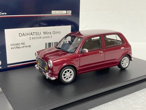 1:43 HI STORY HS460RE Daihatsu Mira Gino 5DR 2000 n/ Mini Cooper scale model car - Picture 4 of 13