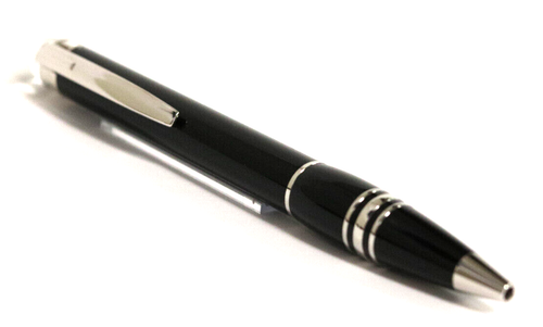 Nuevo Bolígrafo Montblanc Starwalker Negro con Borde Platino 25606 - Imagen 7 de 7