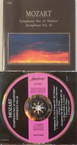 Symph. No. 35 (Hafner) / & No. 40 Wolfgang Amadeus Mozart CD 1991 Free UK P&P - Picture 1 of 7