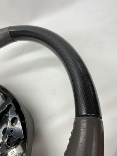 04 05 Pontiac Bonneville GXP Steering Wheel Carbon Fiber Leather Gray - Picture 16 of 18