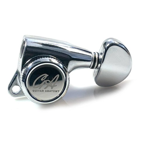Sintonizadores de bloqueo Guitar Anatomy Pro - Cabezales de máquina para Les Paul SG Acoustic - 3x3 - Imagen 4 de 9