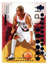 2003-04 Upper Deck Triple Dimensions NBA Trail Blazers Zach Randolph