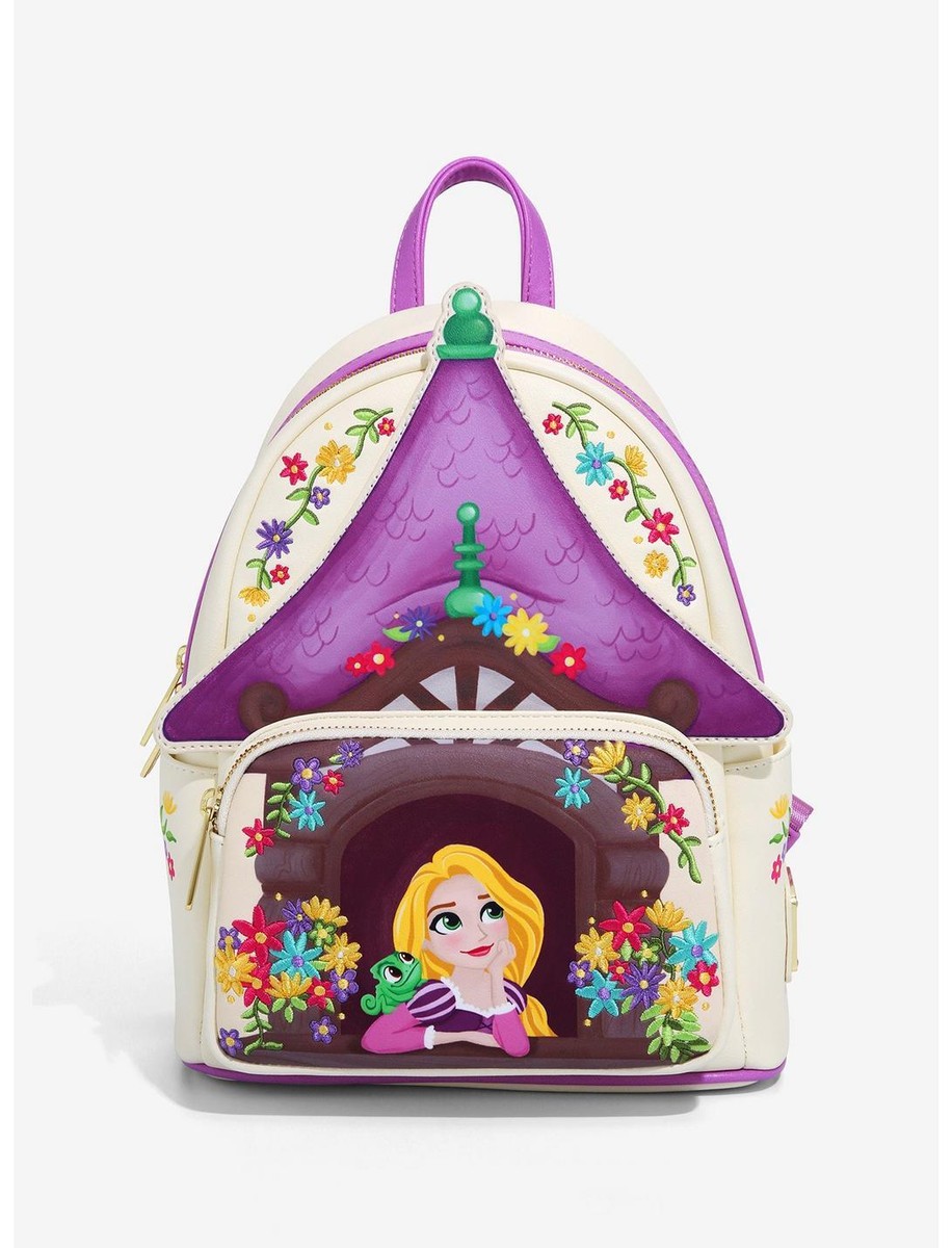 Loungefly DISNEY Tangled Tower Scene Rapunzel Princess Mini Backpack eBay