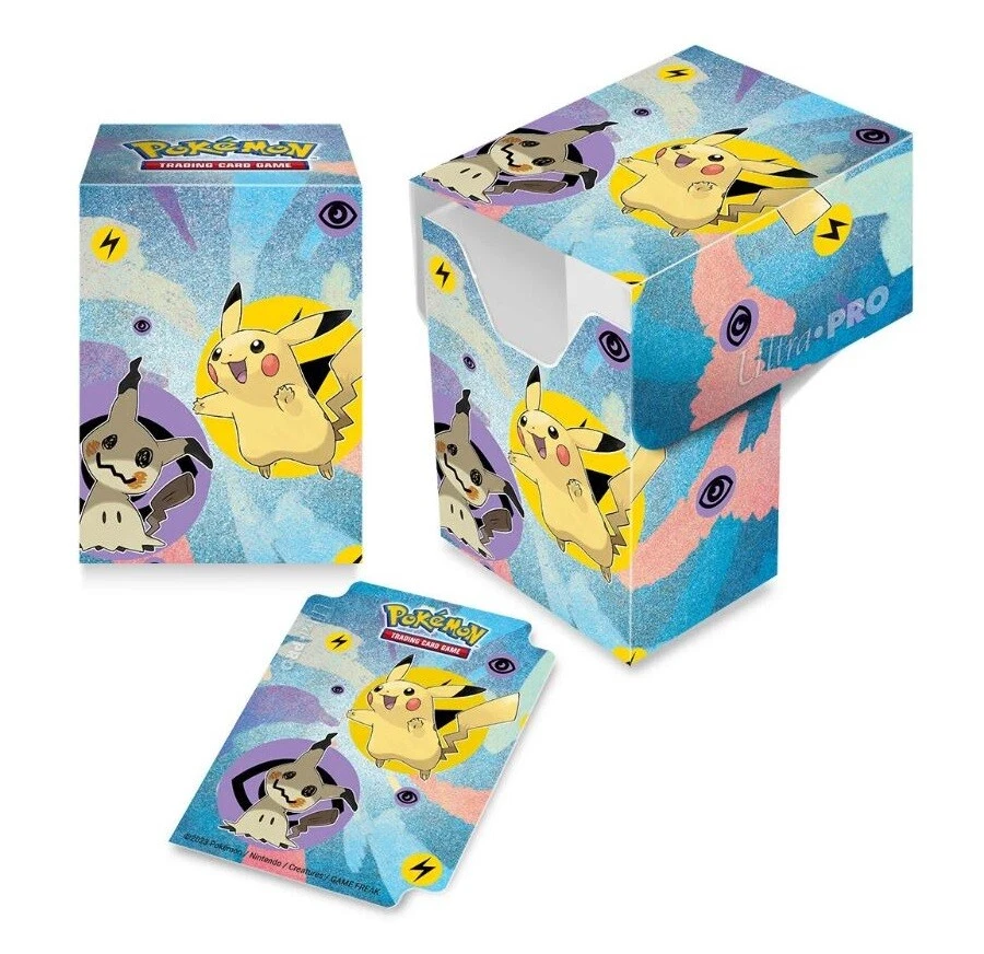 Ultra Pro - Full View Deck Box - Pokemon - Pikachu & Mimigma - NEU & OVP!