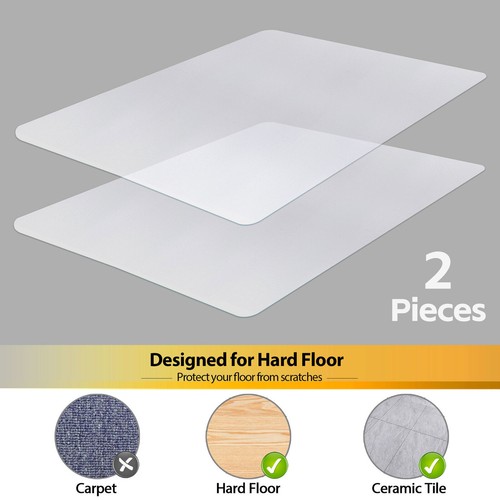 1/2/4/6X Clear Office Chair Mat Plastic Hardwood/Carpet Floor 36 x 48"/46 x 60" - Picture 60 of 62