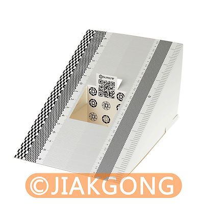 DSLRKIT Lens Focus Calibration Tool Alignment Ruler Folding Card 6Pcs/Lot