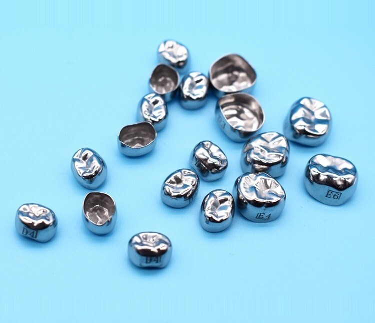 Dental Kids Crown Molar Stainless Steel Refill Premolar Pediatric