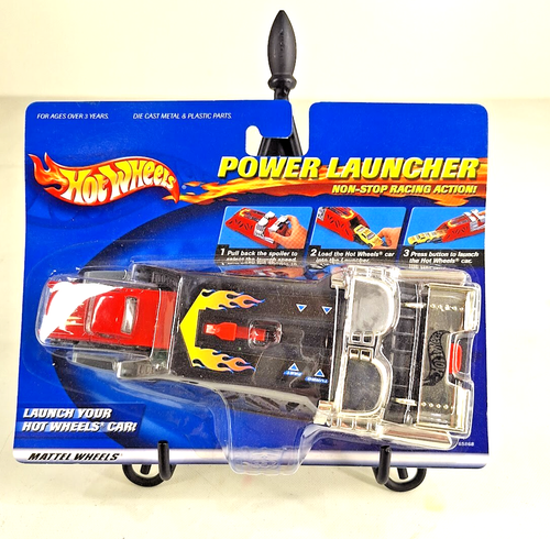 Hot Wheels Power Launcher '57 Thunderbird Exclusive Rot Vintage Neu