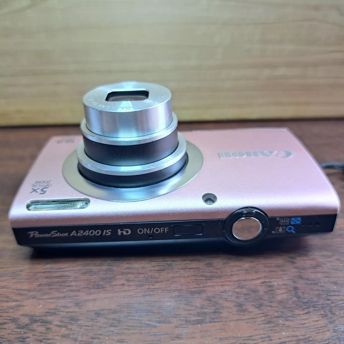 Canon PowerShot A2400 IS 16.0MP Digital Camera Pink English