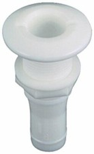 Perko Thru-Hull Connections - 5/8" White Plastic - 0328DP4A