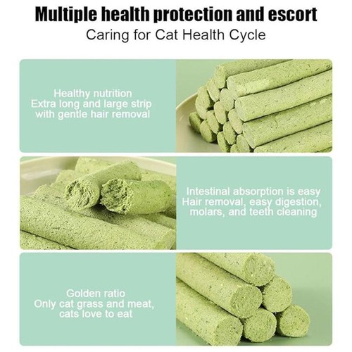 Pet Cat Grass Stick Cat Grass Stick Hair Removal Ball Hair Removal Mild O9J7 - Picture 8 of 10