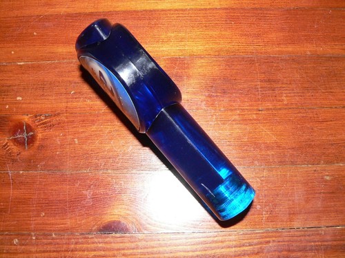 Used Miller Lite 5" Blue Acrylic Beer Tap Handle - Picture 4 of 6