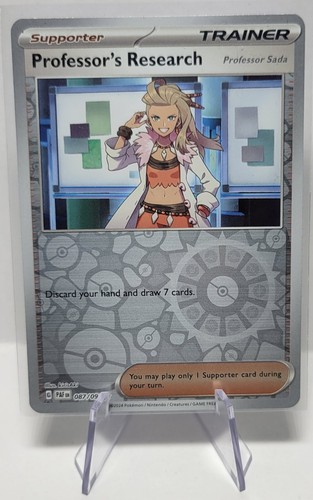 Professor's Research - 087/091 - SV: Paldean Fates (PAF) Reverse Holo - Picture 1 of 6