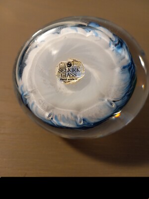 英国 スコットランド ヴィンテージ ペーパーウェイト SELKIRK 希少なセルカークガラス ヴィンテージ / ガラス ペーパー