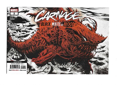 Carnage: Black, White and Blood #2 2nd Print Variant Carnage Shark