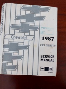 1983 CHEVY CHEVROLET CELEBRITY Service Repair Shop Manual OEM FACTORY 1983 BOOK