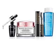 Lanc me Bienfait Multi-Vital Moist,Bi-Facil,Genifique and Hypnose Drama Gift Set