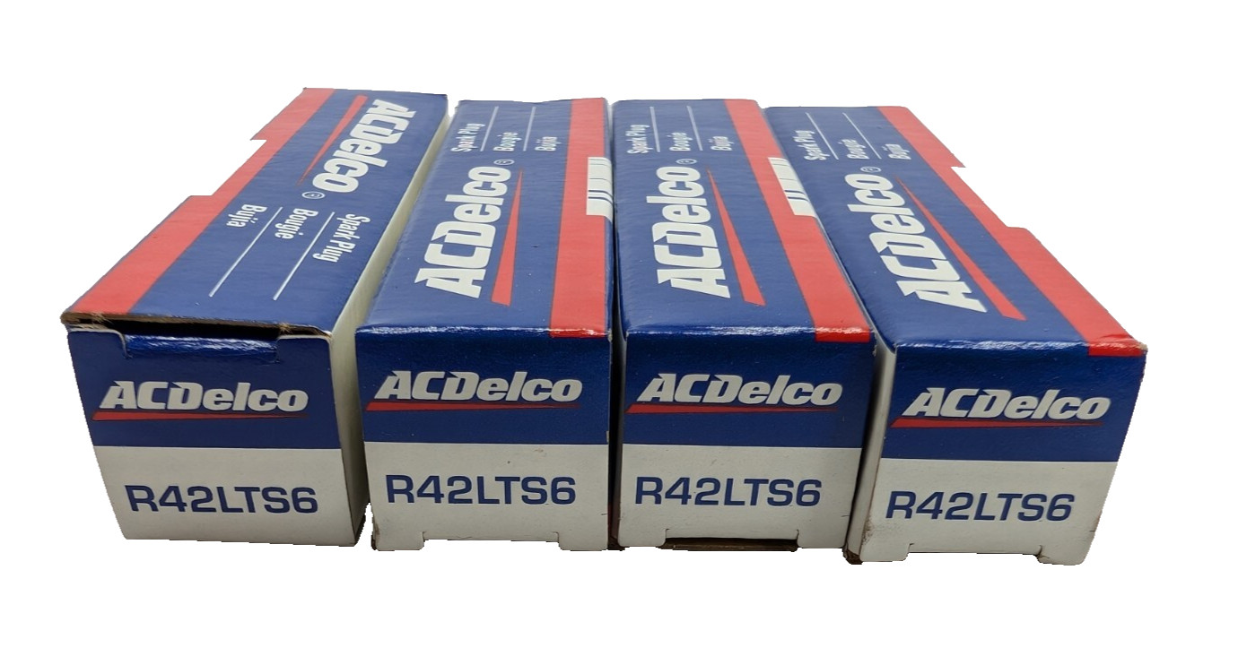 Set of 4 Spark Plugs - Conventional ACDelco GM Original Equipment R42LTS6