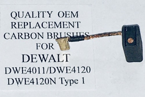 2 REPLACEMENT CARBON BRUSHES FOR DEWALT N097696 DWE4011, DWE4120 AND DWE4120N - Picture 4 of 5