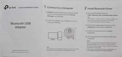 TP-Link UB500 Plus Bluetooth 5.3 Bluetooth Adapter for Computer/Notebook READ de - Picture 14 of 14