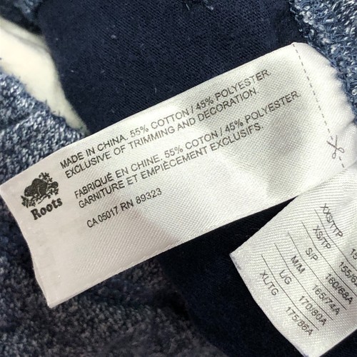 Pantaloni della tuta jogger Roots Canada donna taglia XS X-Small blu B245 -20 - Foto 10 di 18