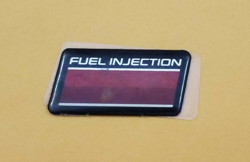 Chevy Buick Oldsmobile Fuel Injection Side Emblem OEM NOS - Picture 2 of 2