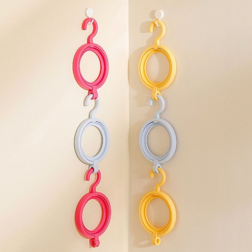 4Pcs Bright Color Baseball Cap Rack Plastic Wall Door Storage Rack Bedroom - Picture 9 of 14
