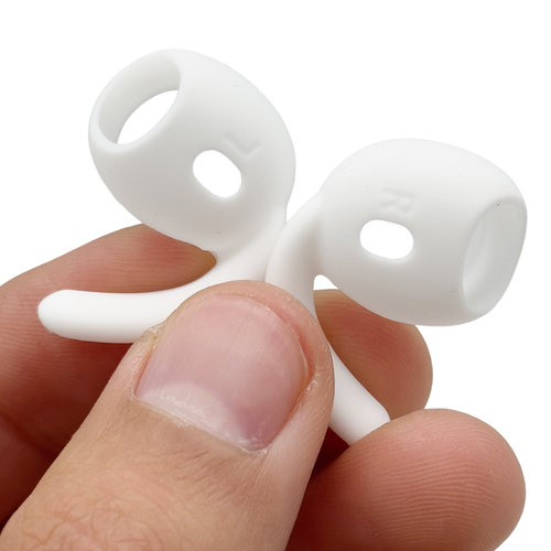 Ganchos antideslizantes para Apple AirPods Pro 2da generación cubiertas de oreja silicona gimnasio correr 3 pares - Imagen 22 de 35