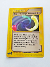 Pokémon TCG Super Energy Removal 2 Aquapolis 134/147 Regular 1st Edition Uncomm…