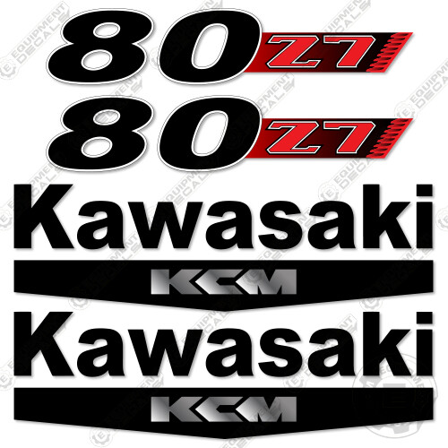 Fits Kawasaki 80Z7 Decal Kit Wheel Loader - 7 YEAR OUTDOOR 3M