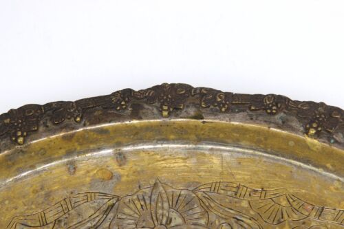 Bandeja de bronce vintage soviética - Imagen 5 de 7