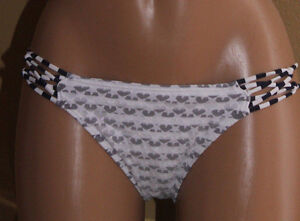 NEW-O-039-Neill-Stars-amp-Stripes-Americana-Swimwear-Bikini-Bottom-XL-Navy-White