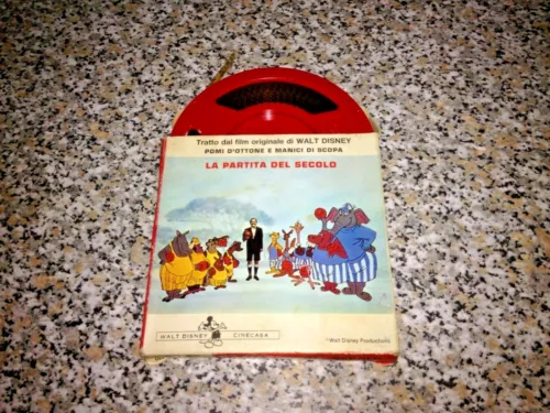 FILM super 8 WALT DISNEY CINECASA la partita del secolo COLORI ART.2124 ANNI 70 