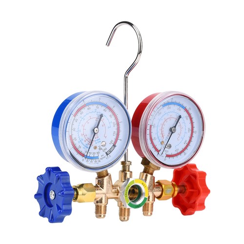 Medidor colector diagnóstico aire acondicionado refrigeración para R134a R404A R22 - Imagen 36 de 40