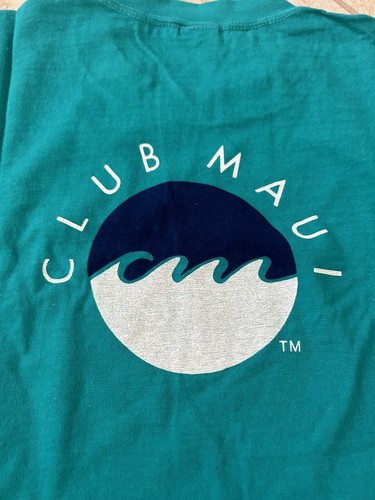 Vintage 80s Crazy Shirts Hawaii T-Shirt Sz extra-Large XL Maui Yacht Club - Picture 8 of 10