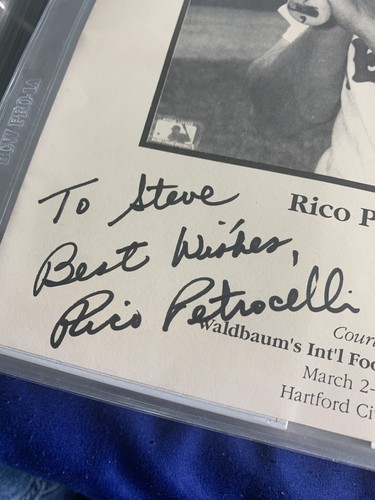 Rico Petrocelli personalized autographed 8 x 10 RED SOX baseball picture - Picture 2 of 2