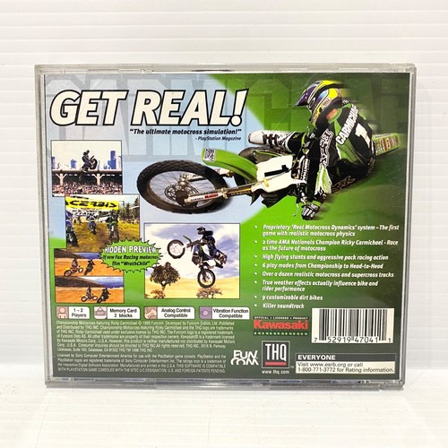 Championship Motocross - PS1 - Probado y funcionando - NTSC-U American - Imagen 2 de 5