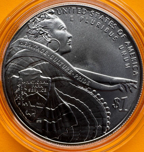 2016 P National Parks Service Silber Dollar Münze mit Box und Zertifikat UNC - Bild 6 von 8