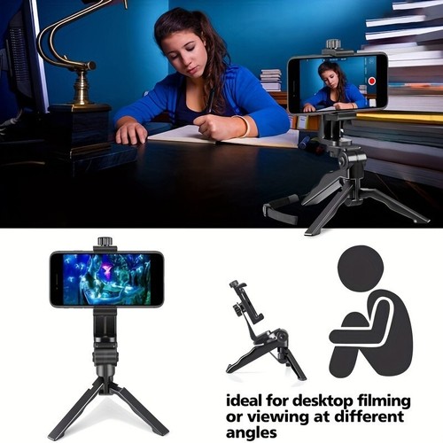 Adjustable Tripod Desktop Stand Desk Holder Selfie Stick Mount For Cell Phone US - Picture 5 of 6