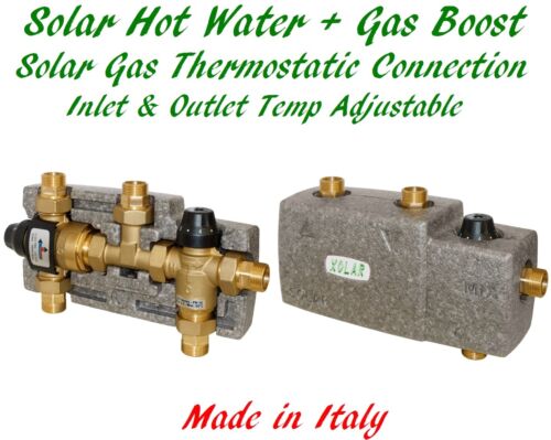 Solar Hot Water Gas Heater Thermostatic Diverting Tempering Mixing
