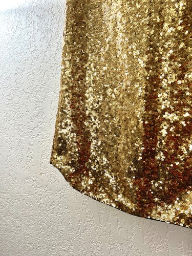 Disney Minnie Mouse Red Bow Gold Sequins Girl Kids Party Seasonal Dress 7/8 - Picture 7 of 8
