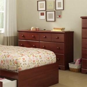 South Shore Summer Breeze 6 Drawer Dresser Royal Cherry For Sale