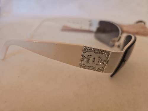 Occhiali da sole Chanel 4117B 287/8G 62 16 125 senza montatura cristalli Swarovski - Foto 6 di 9