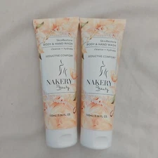 Nakery Beauty SkinRestore Hand Body wash Seductive Comfort 3.38 oz