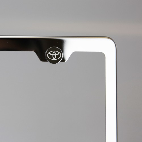 4 Toyota Car License Plate Frame Bolts Fastener Anti-Rust Metal Screws Cap Cover - Bild 7 von 7