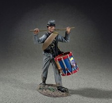 BRITAINS CIVIL WAR CONFEDERATE 31446 CONFEDERATE INFANTRY DRUMMER MARCHING